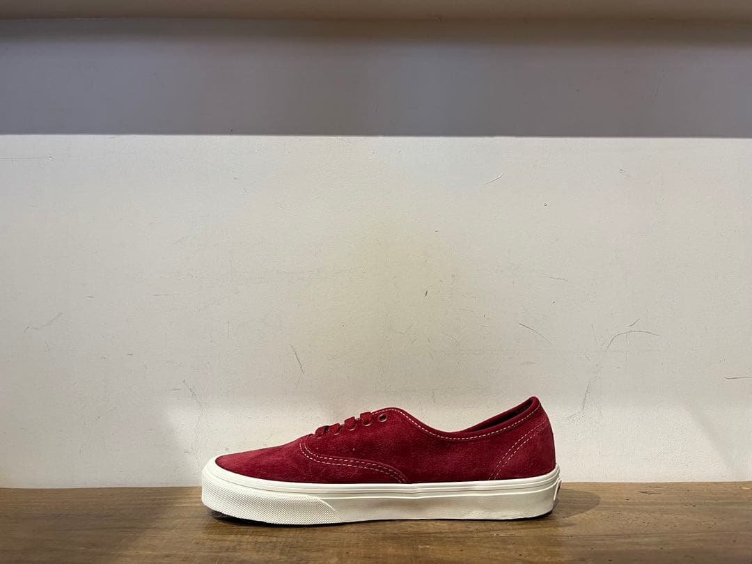 VANS AUTHENTIC SUEDE RED US正規品 赤箱 26.5cm