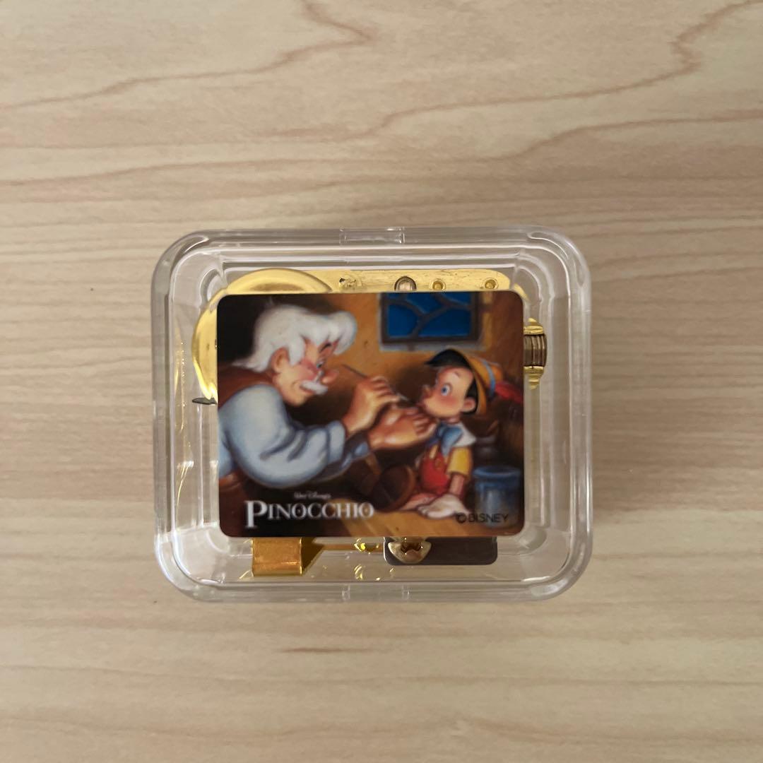 ピノキオ 「星に願いを」 オルゴール ネジ式 手回し ディズニー - メルカリ
