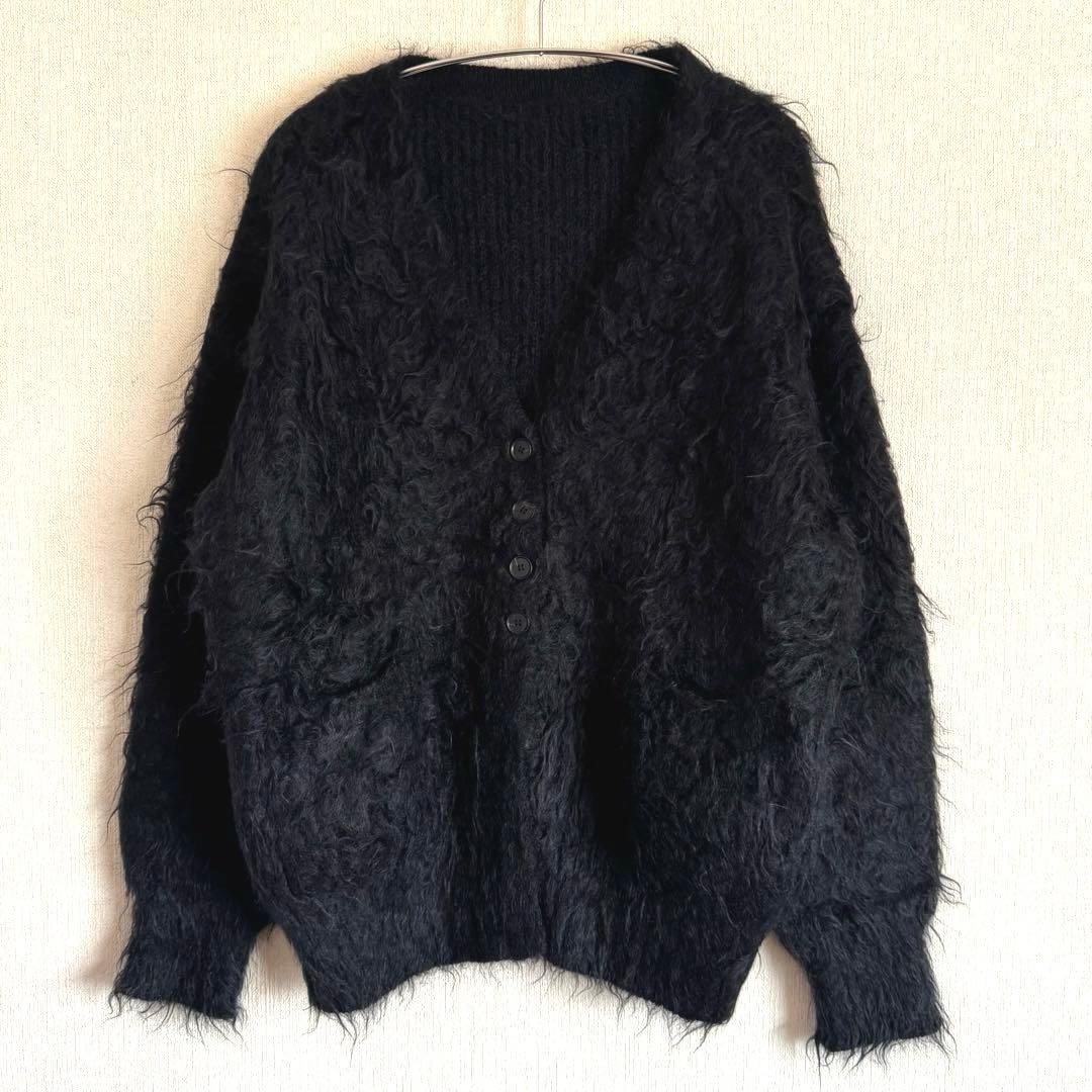 美品】CITY TOKYO モヘアカーディガン 毛足長め 日本製 フリーサイズ