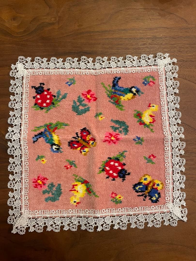 近沢レース店 FEILER フェイラー コラボ ハイジ ハンカチ ☆新品未使用