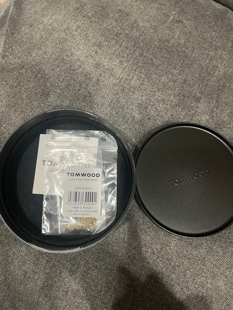 アクセサリー TOMWOOD Curb Chain Slim Gold 20.5inch