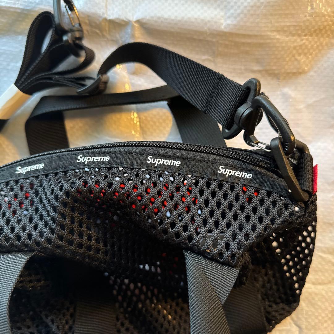 バスケ用バッグ Supreme Mesh Mini Duffle Bag \"black\"