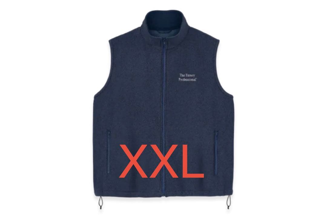 The Ennoy Professional フリースベスト XXL ネイビー The Ennoy Professional / ザエンノイプロフェッショナル | USA製