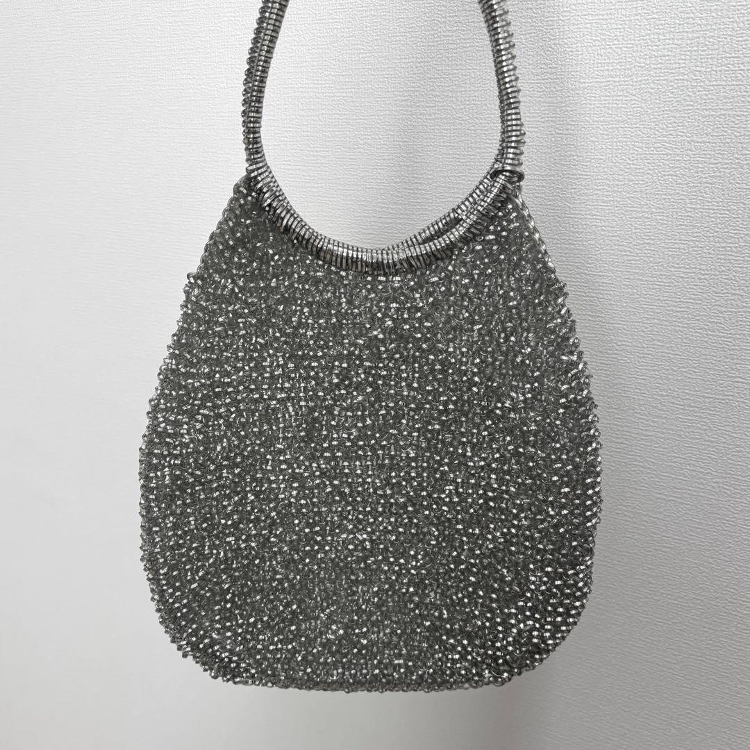 ANTEPRIMA シルバー ワイヤーバッグ ラウンド 縦型スタンダード