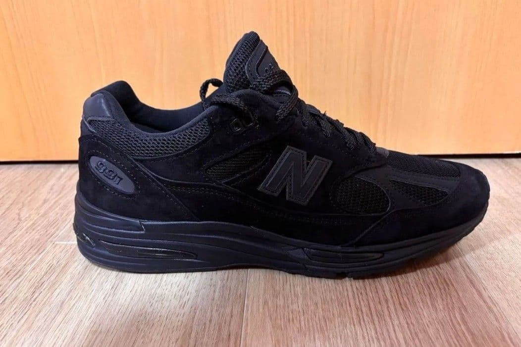 靴 New Balance 991V2 Triple Black 27.5cm