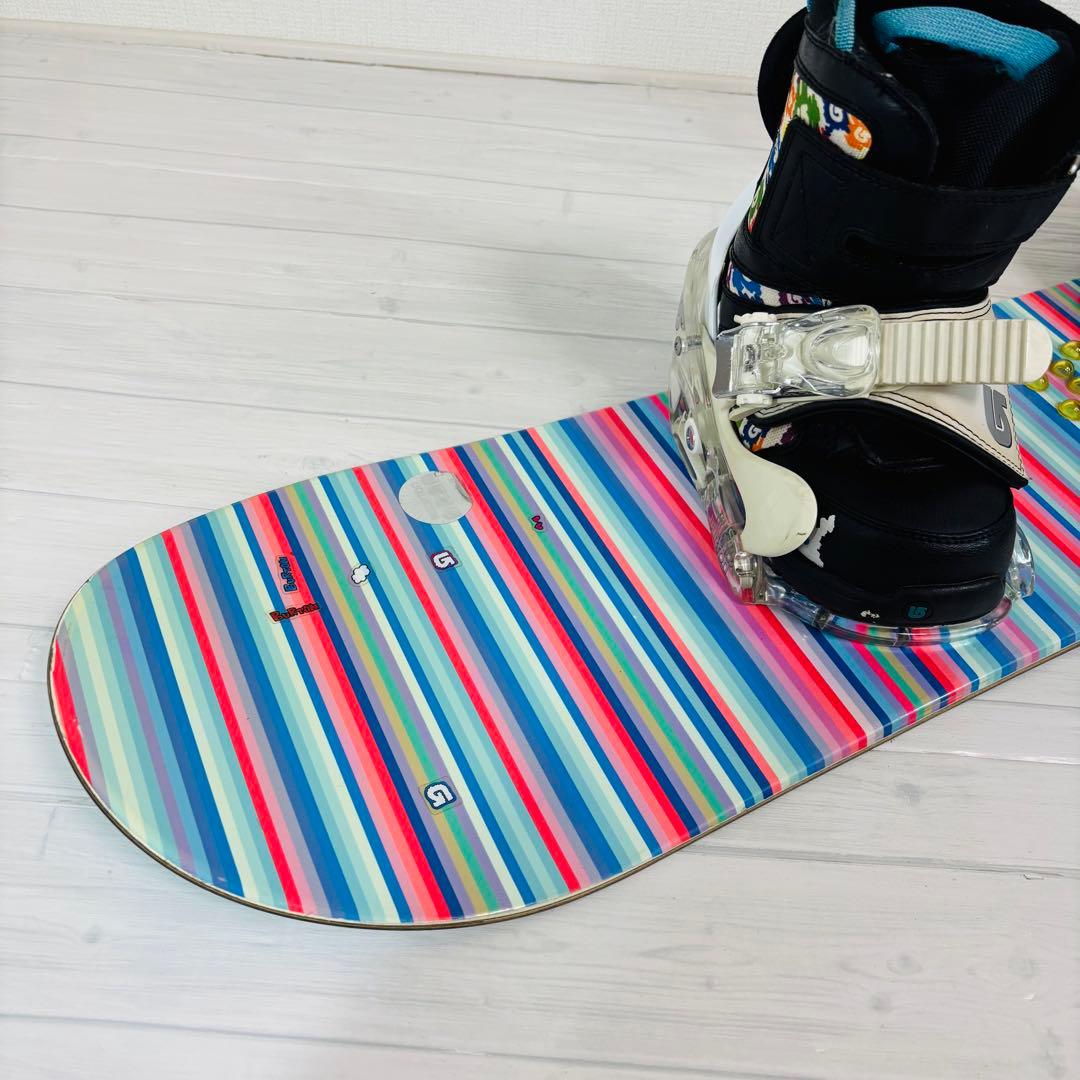 Burton Chicklet 101cm スノーボード キッズ 3点セット - メルカリ