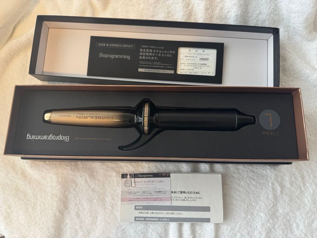 美品⭐︎ ヘアビューロン 4D 34mm 楽天市場】ヘアビューロン 4D Plus [カール] L-type（34.0mm