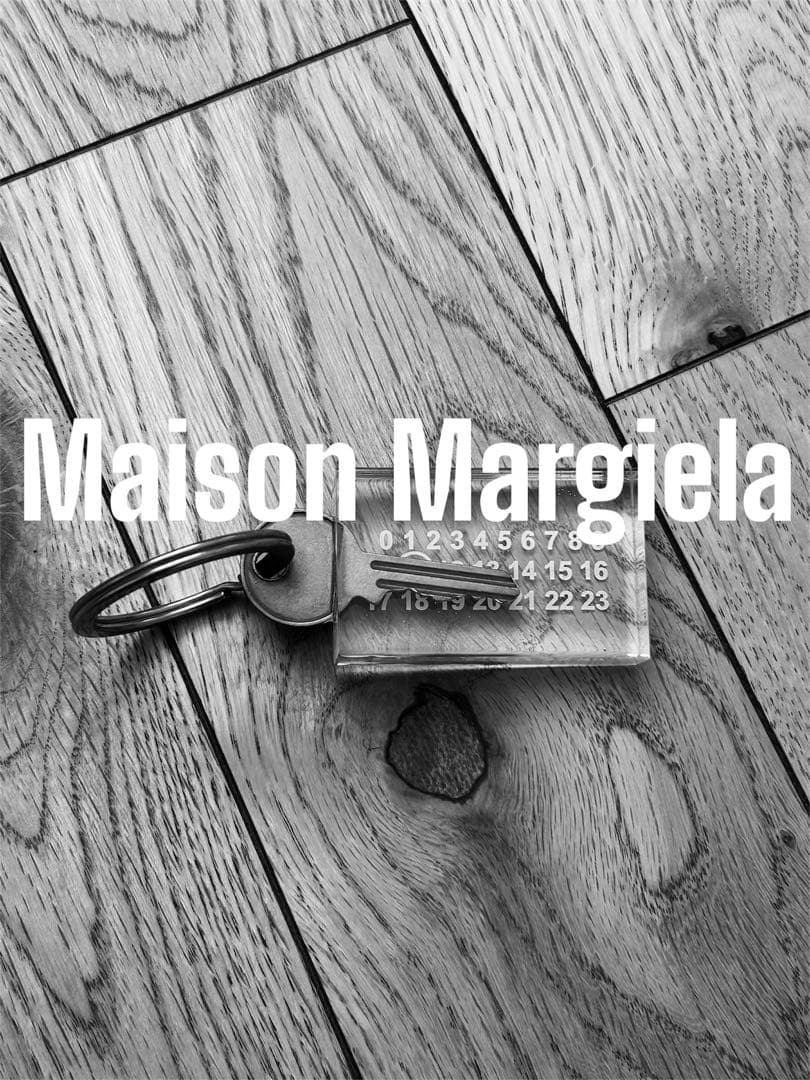 Maison Margiela シルバー　レジン　キーチェーン Maison Margiela（旧Maison Martin Margiela） - 限定＊希少