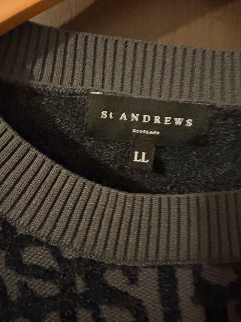 St Andrews グレー ニット LL