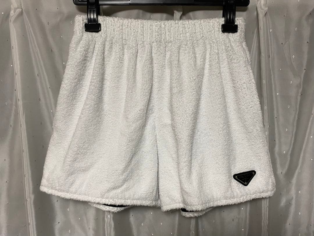 PRADA 2021 ショートパンツ パイル コットンテリー PRADA（プラダ） PRADA Cotton Terry Shorts パイル ショートパンツ