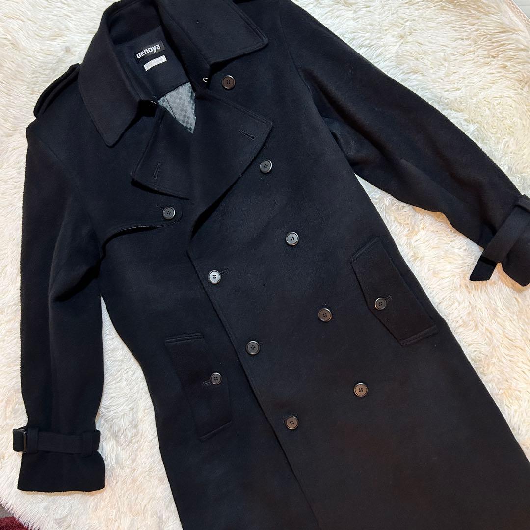 上野屋 uenoya アンゴラ混 ウール ロングコート ダブルブレスト 2026年最新】uenoya コートの人気アイテム - メルカリ