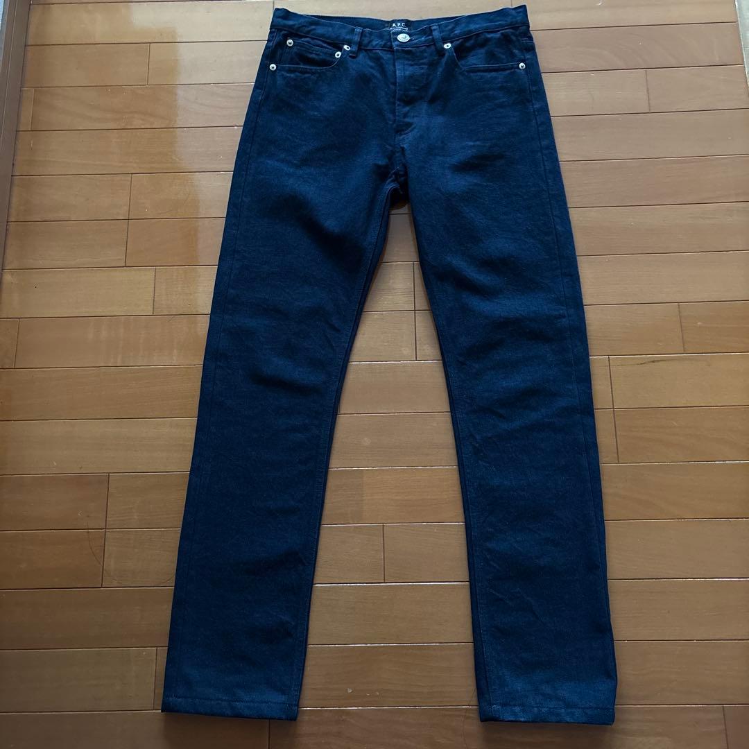A.P.C. PETIT STANDARD 濃紺 ボタンフライ 28 美品 定番 - メルカリ