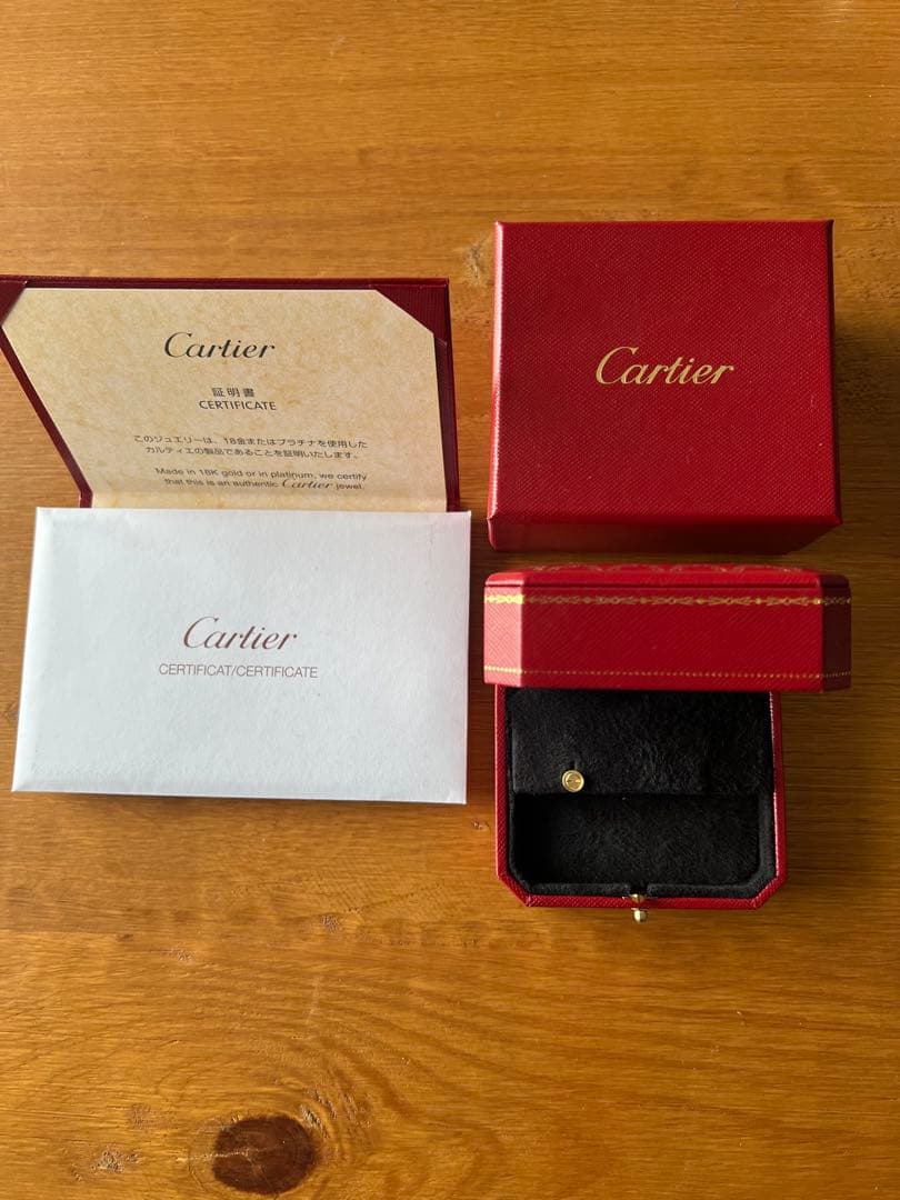 Cartier LOVE YG シングルピアス 証明書付き すぐ届く【カルティエ】LOVEシングルピアス 限定品 18K 小ぶり