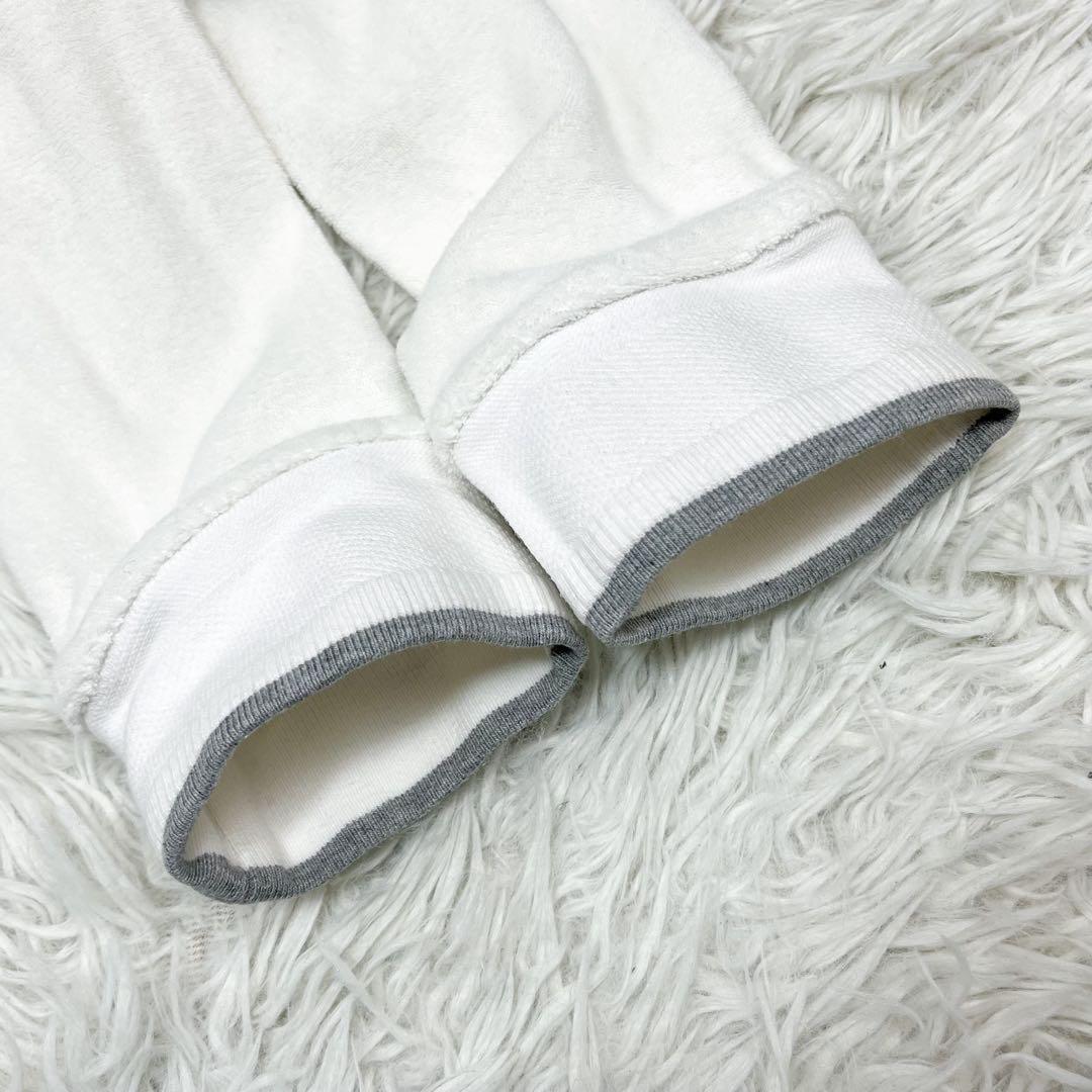 美品 シャネル スポーツライン パイル生地 パーカー ビッグココマーク