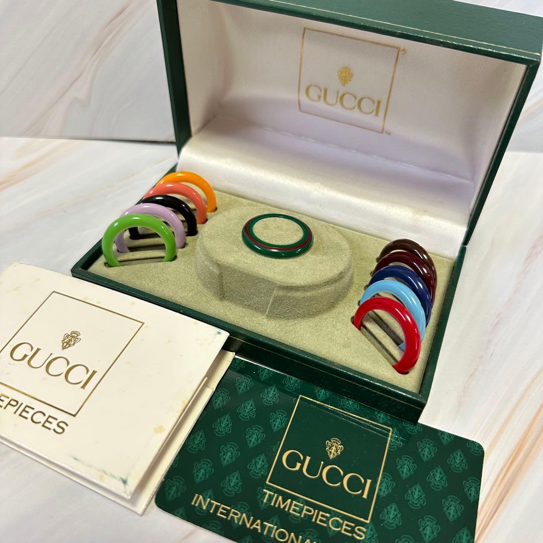 GUCCI チェンジベゼル 交換用リング 11個 シェリーライン含む - メルカリ