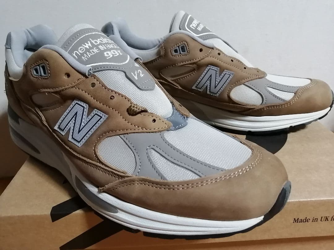 us10.5 28.5cm ニューバランス U991TB2 ブラウン 991v2