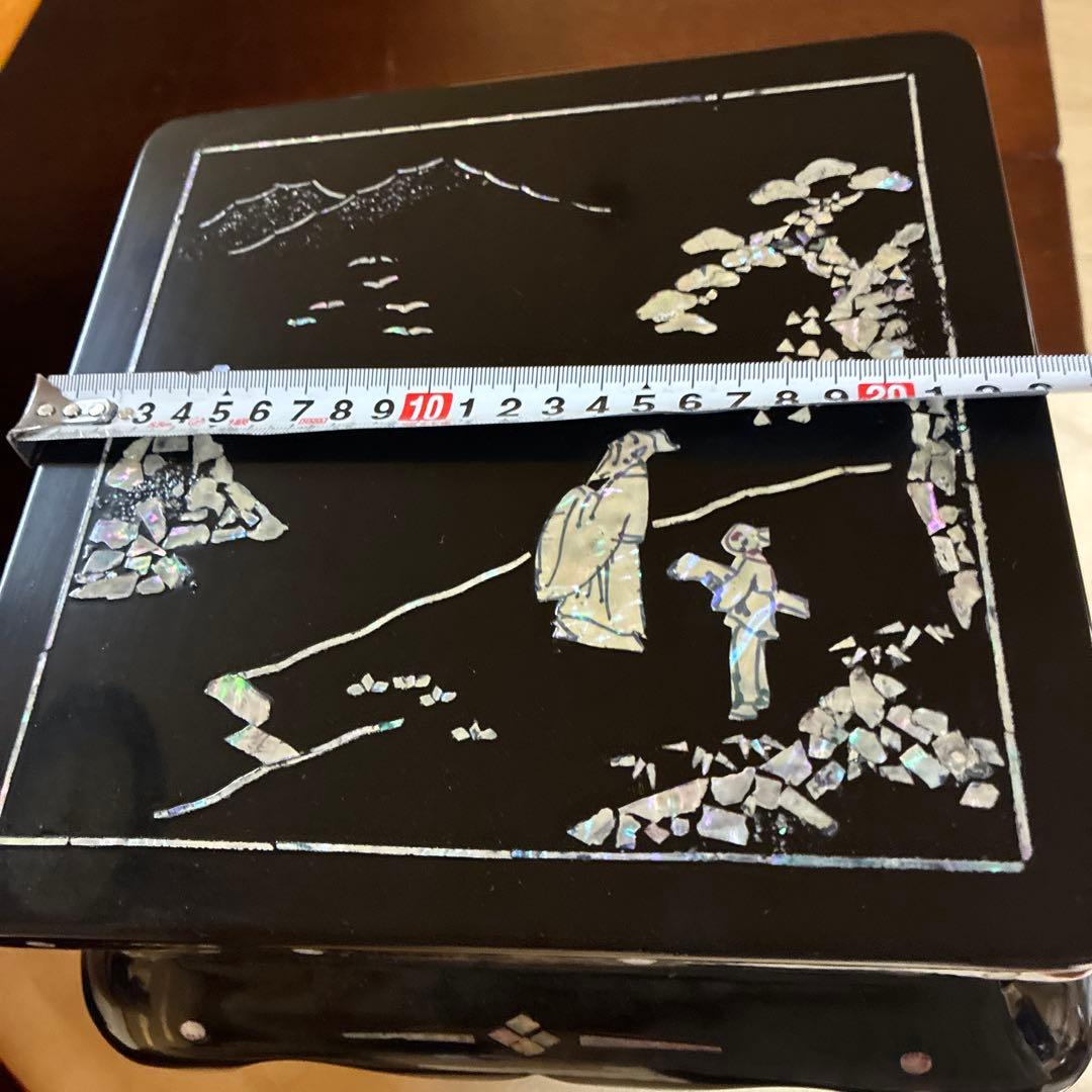 時代物 螺鈿細工 花台／飾り台 木製 漆芸(^^)美品 - メルカリ