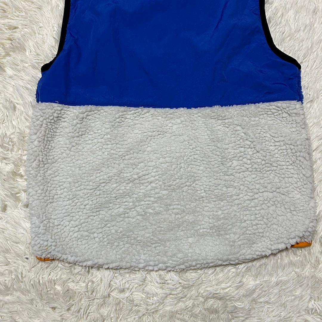 NIKEナイキ ボアベスト ブルー フリースベスト ポケットファスナー