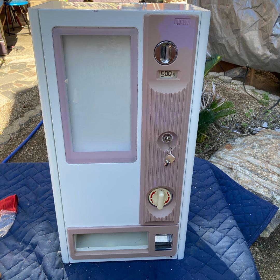 カードガチャ　手動式自動販売機　ダイト　DF-5 鍵新品 Yahoo!オークション -「自動販売機 daito」(その他) (店舗用品)の落札