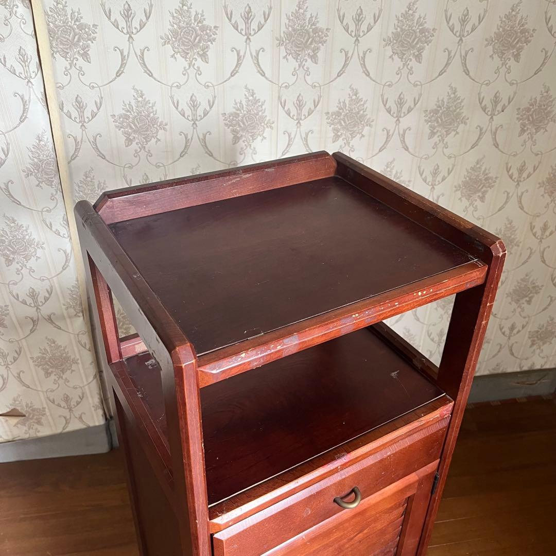 アンティーク】カリモク 電話台 FAX台 花台 飾り台 古家具 古民家