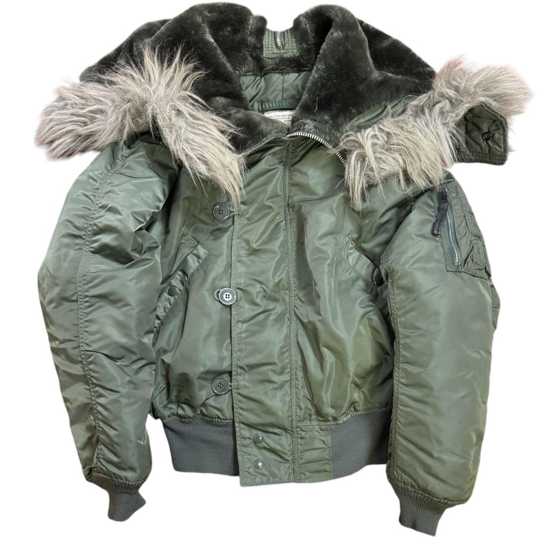 稀少 ALPHA 80s USA製 三本タグ N-2B 初期 民生品 Mサイズ - メルカリ