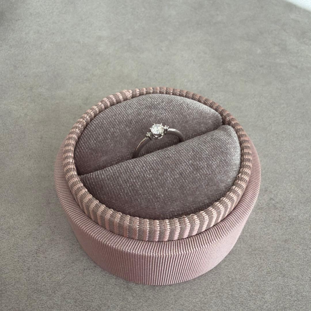 ダイヤモンドリング 0.25ct Dカラー・FL・3EX・蛍光なし