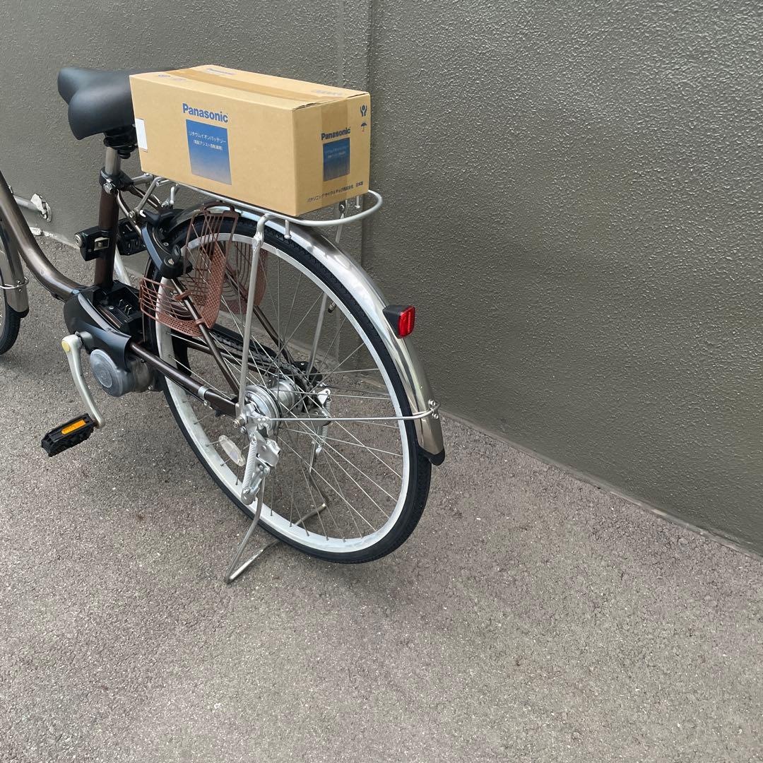 中古20インチPanasonic電動アシスト自転車 8.9Ahバッテリー新品