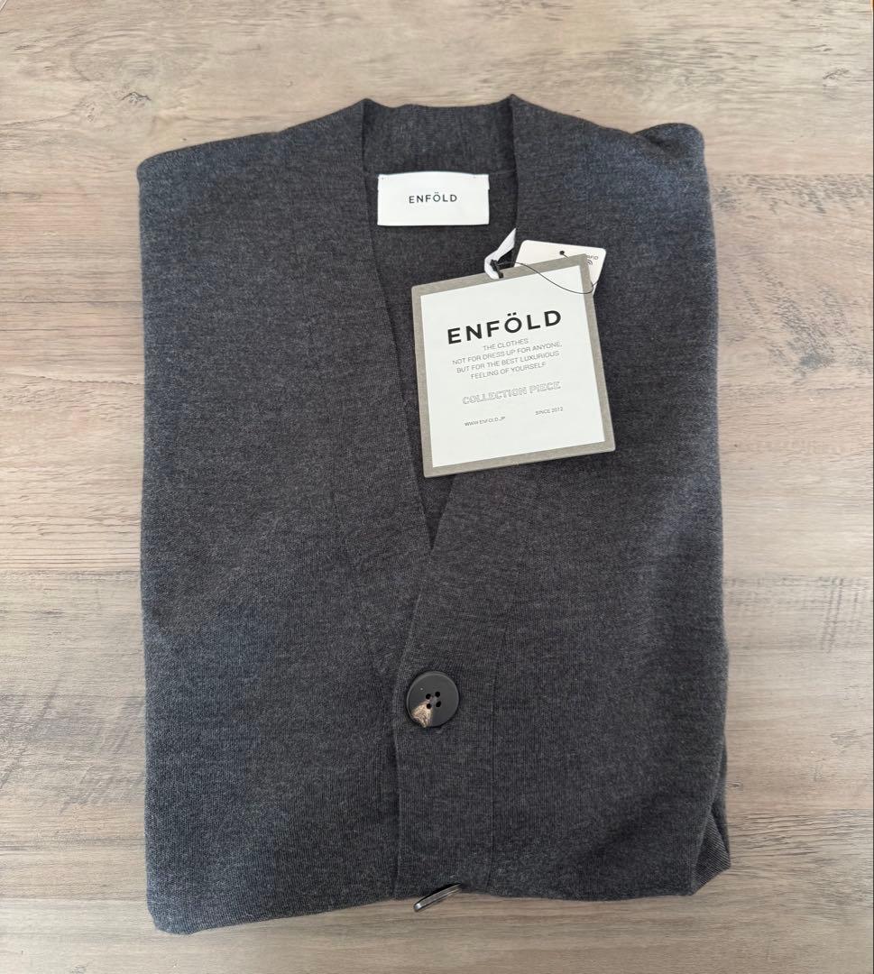 【Deuxieme Classe】新品　ENFOLD V CARDIGAN 525 America Quinn: Double Breasted Cardigan