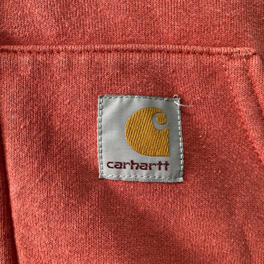 carhartt カーハート ジップアップ パーカー サーモンピンク y2k