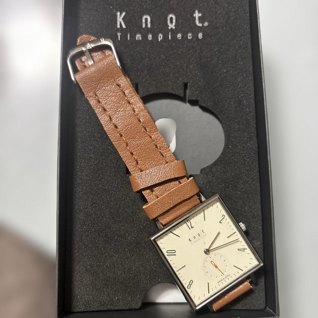Knot ノット　腕時計 人気シリーズ新品　値下げ可能 Knot STS-32PUPU 腕時計 メンズ レディース ソーラー パープル 日本製
