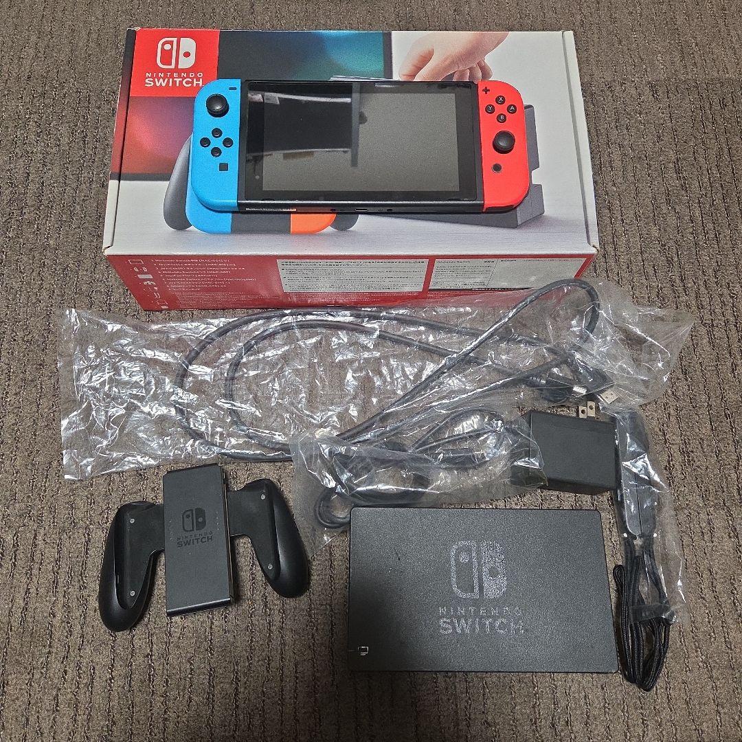 Nintendo Switch 本体 赤/青 Joy-Con 付属品全てありの通販はau PAY