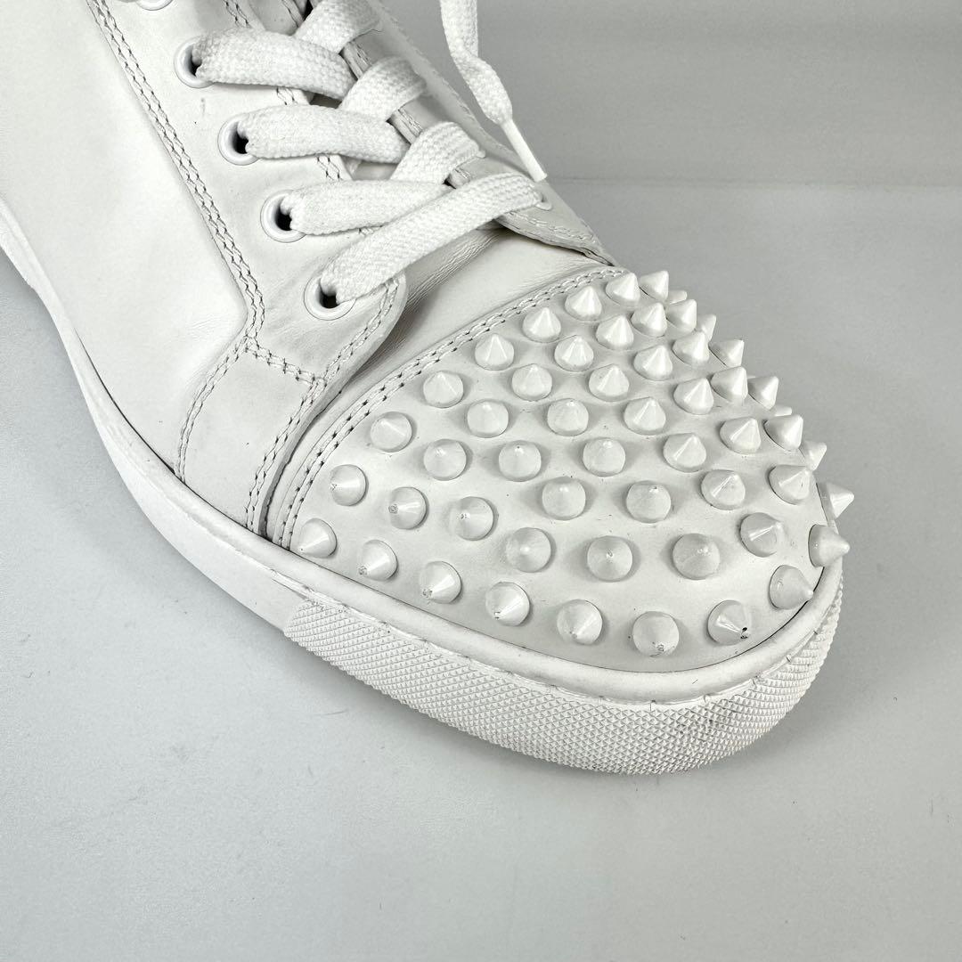 美品・希少】クリスチャンルブタン スニーカー スタッズ 白 27cm 42