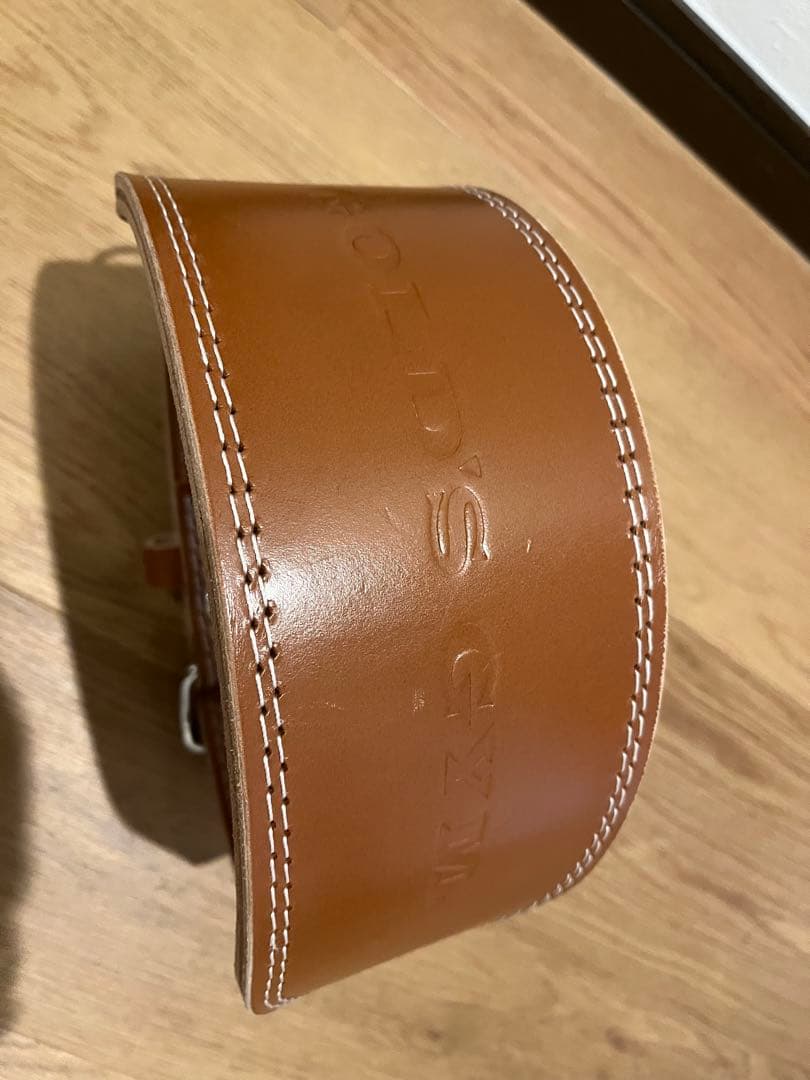 ゴールドジム　トレーニング　ベルト　S トレーニングレザーベルト（XS・S・M・L・XLサイズ） GOLD'S GYM_G