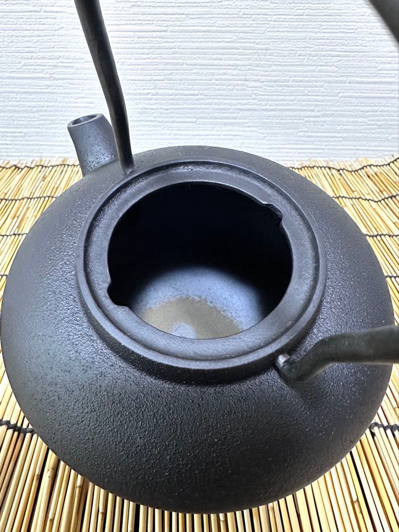 美品、供箱、取説付 三条特殊鋳工所造UNILLOY 鉄瓶1リットル 南部鉄瓶