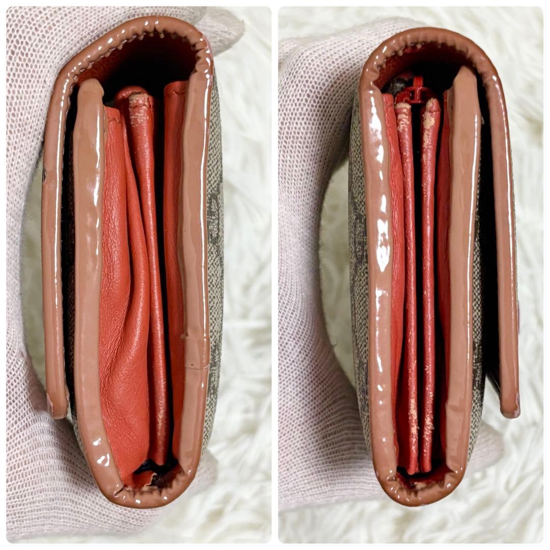 グッチ 長財布 二つ折り財布 リボン インターロッキング GGスプリーム