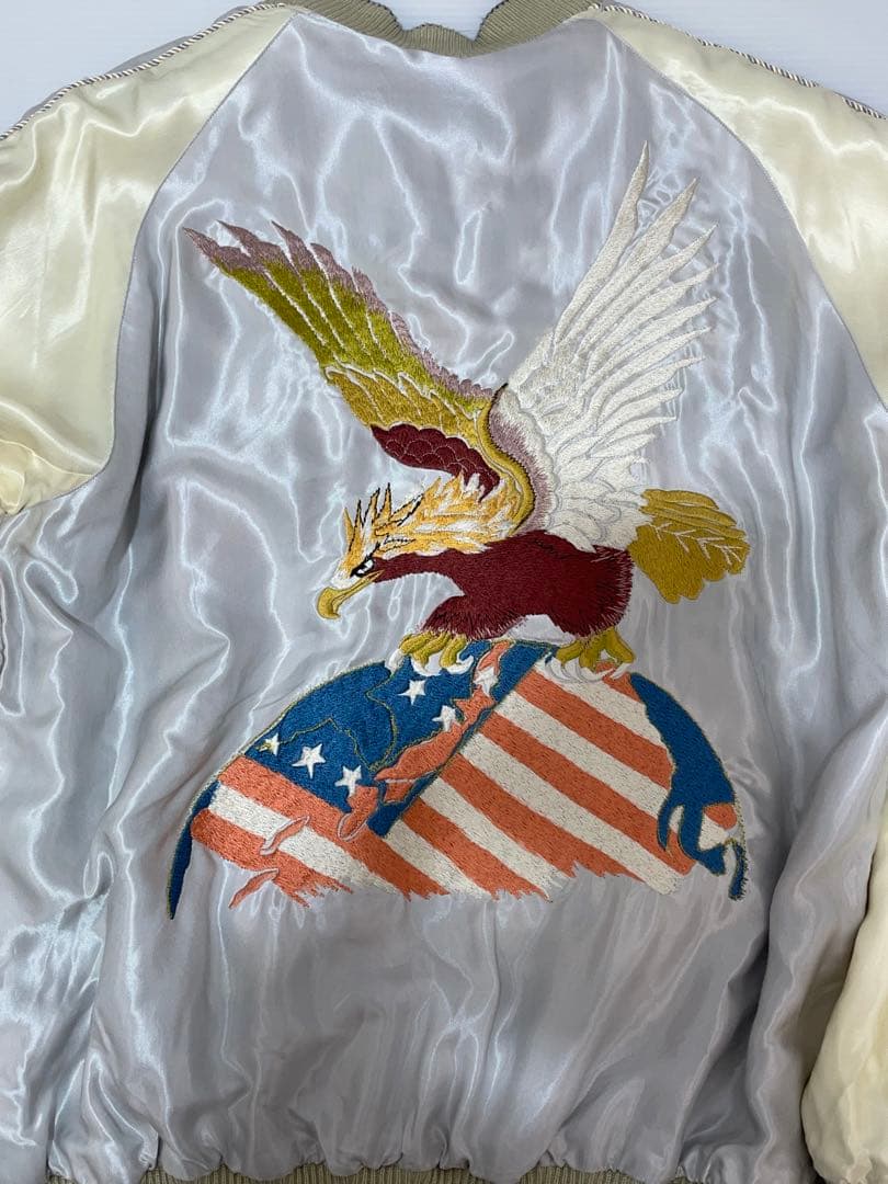 knmen129-0703 テーラー東洋 アセテートサテンスカジャン L - メルカリ