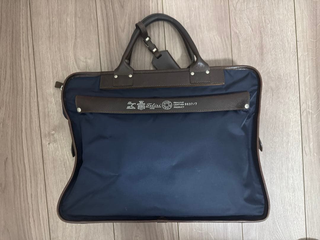 フェリージ　8637 ネイビー ビジネスバッグ トートバッグ　UA別注 フェリージ 8637 ネイビー ビジネスバッグ トートバッグ UA別注 - メルカリ