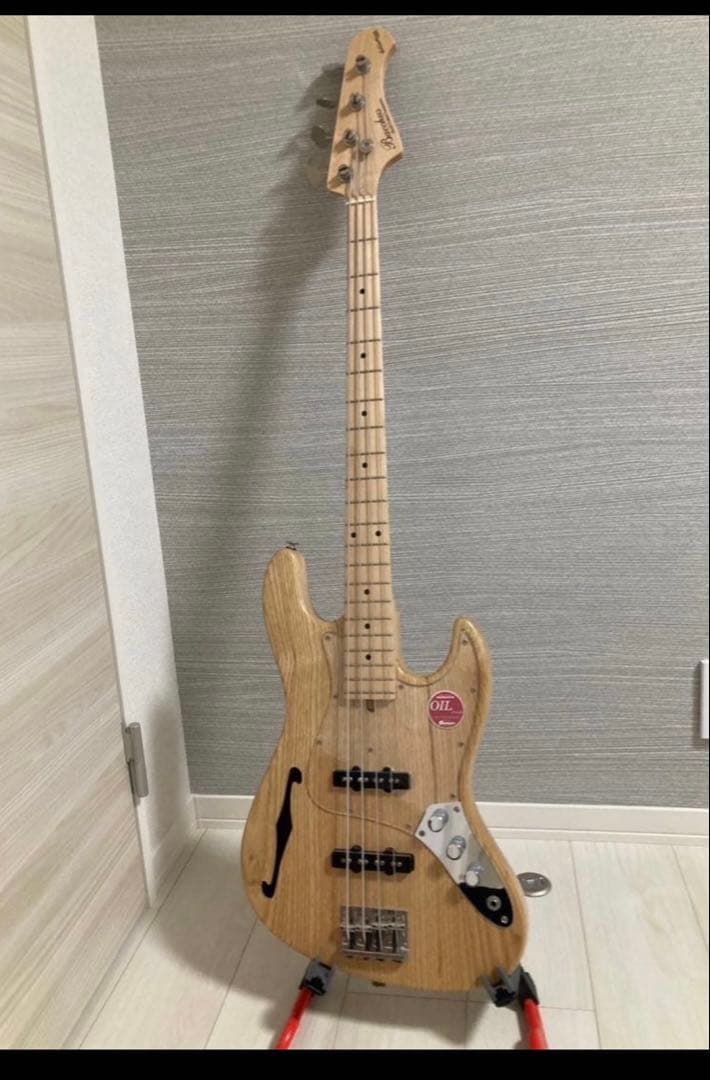 ずんだ　　希少！Bacchus エレキベース アッシュ　ホロウボディ ずんだ様専用 希少！Bacchus エレキベース アッシュ ホロウボディ