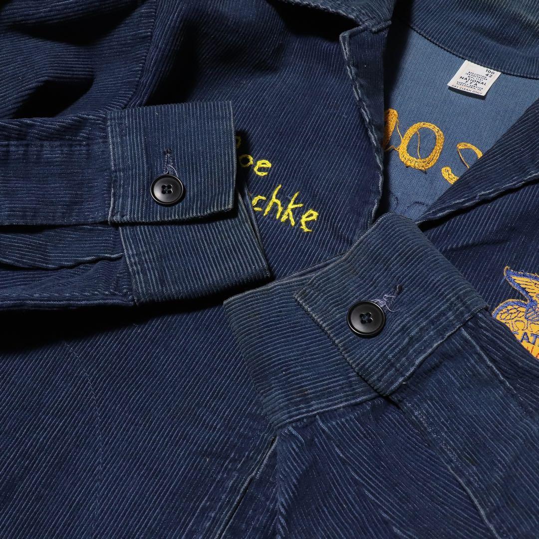 80s☆FFA☆ファーマーズジャケット☆刺繍 ワッペン☆USA製☆短丈☆L