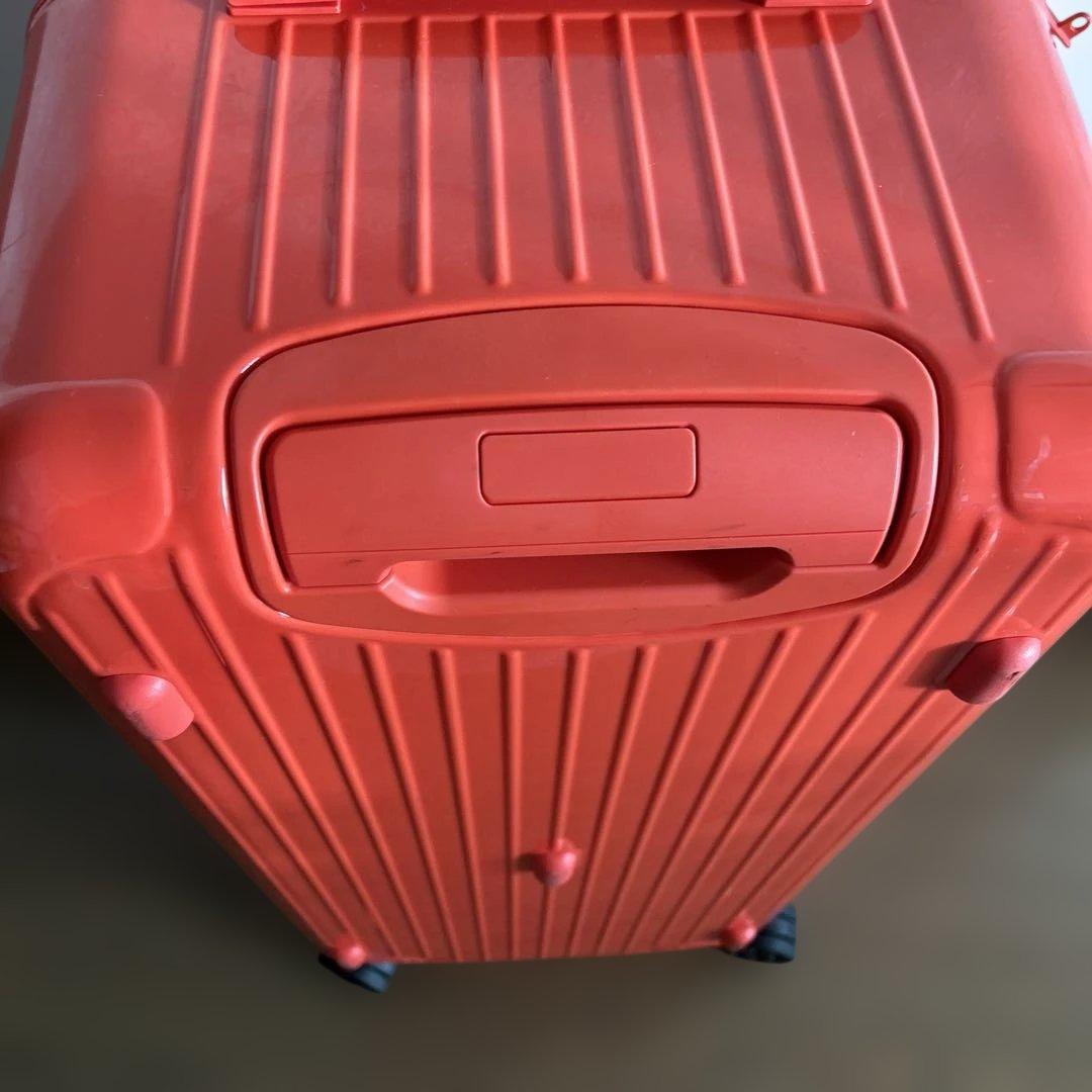 超美品リモワトランクプラス オレンジ 1度使用限定色 - メルカリ