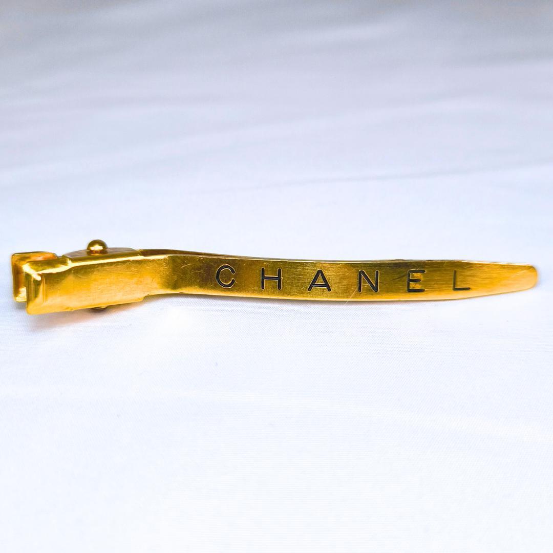 【美品】CHANEL　ヘアピン　ヴィンテージ　ゴールド 中古・古着通販】CHANEL (シャネル) ロゴ ダブルヘアピン ゴールド