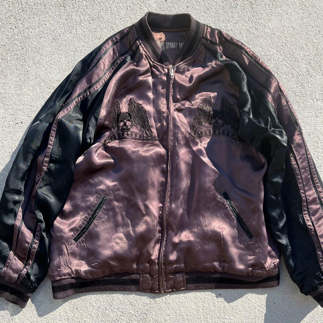 Back Street Crawler ボーン 骨 スカル クラウン スカジャン - メルカリ