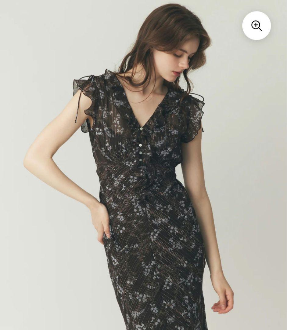 ME COUTURE ブーケドゥボヌールドレス　ブラウン ブーケドゥボヌールブラウス