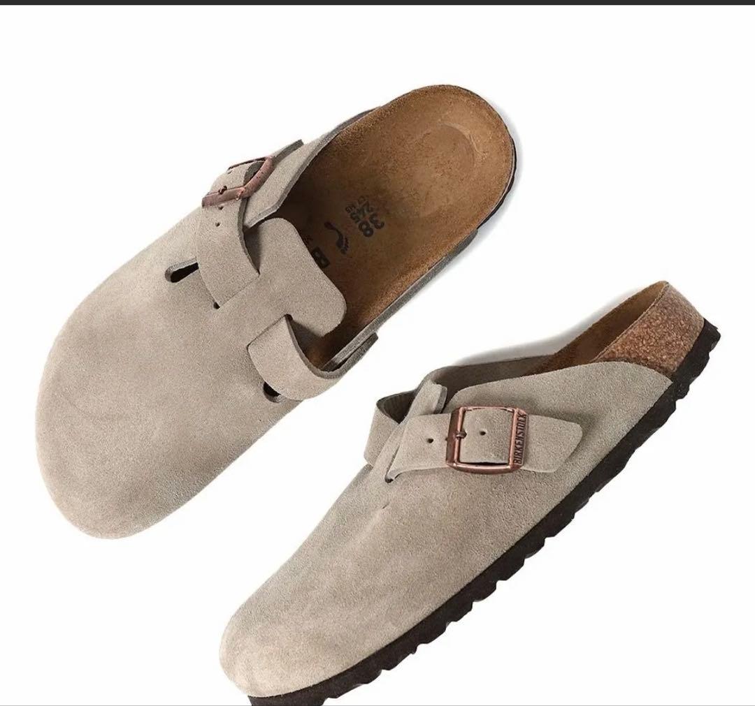 ビルケンシュトック　ソフトスエード　トープ　ナロー　箱無し ビルケンシュトック BIRKENSTOCK Arizona SFB Suede【ナロー幅