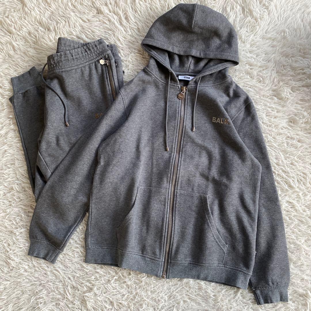 【ゆかこBALR.】ボーラー｜フルジップパーカー｜パンツセット｜上下 BALR ボーラー スウェットパーカー スウェットパンツ 上下セット (BALR