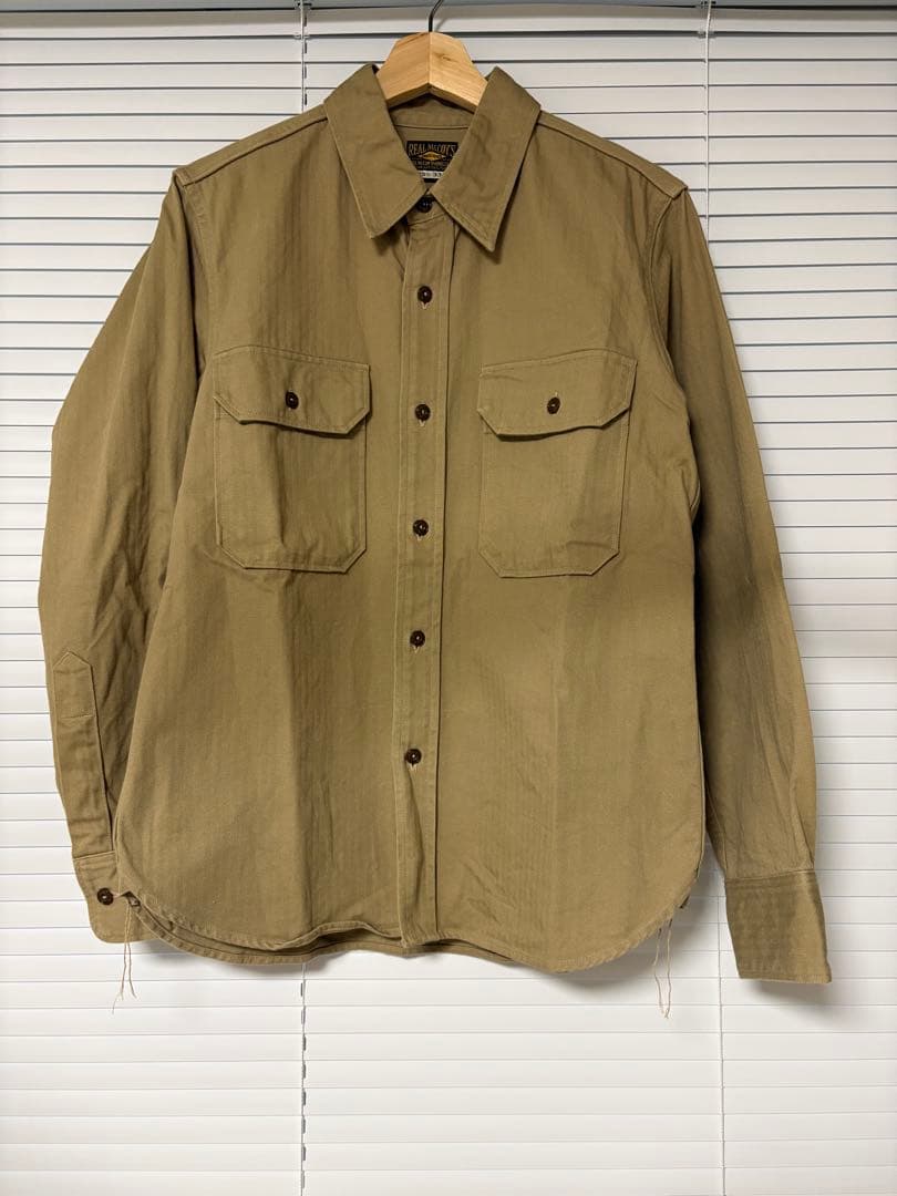 The REAL McCOY'S カーキシャツ 再入荷情報♪ THE REAL McCOY'S M38 カーキシャツ | リアルマッコイズ