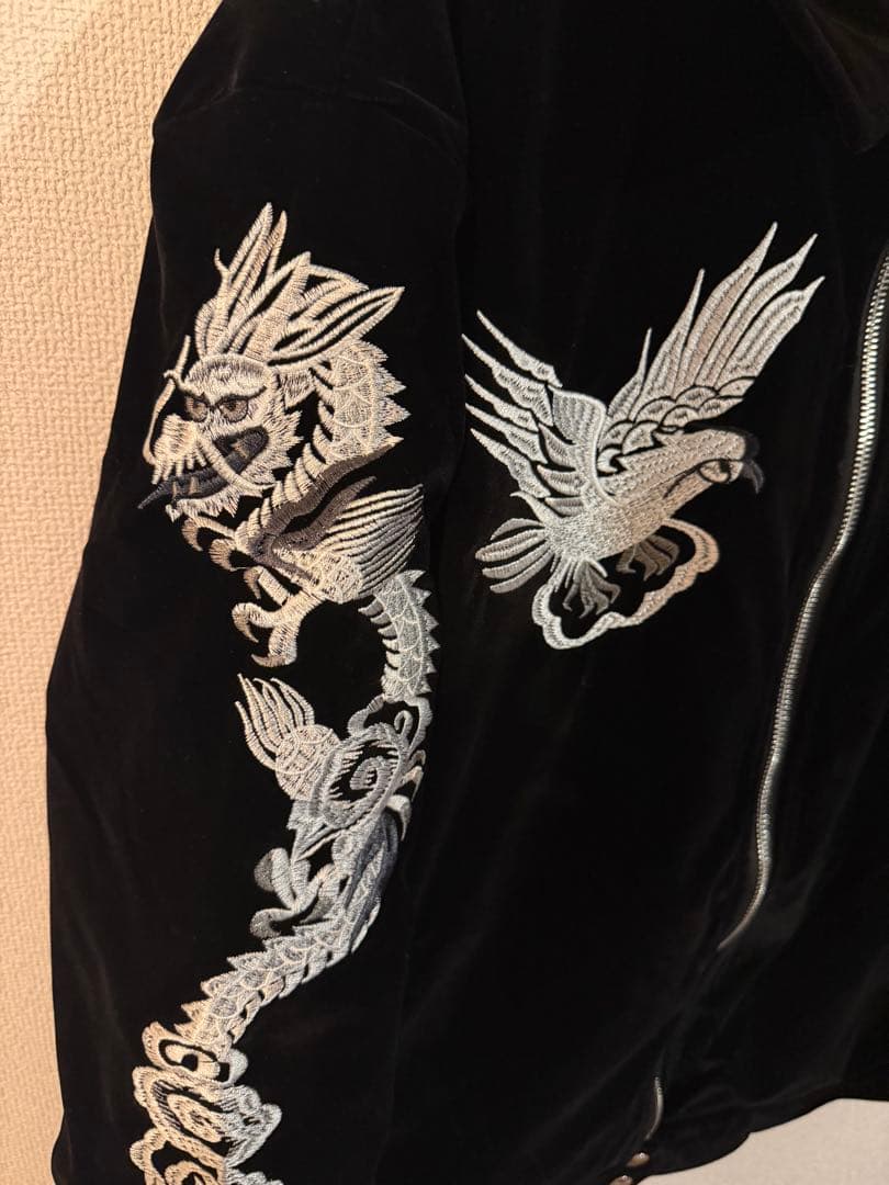 50s スーベニアジャケット スカジャン 別珍 ベルベット レプリカ