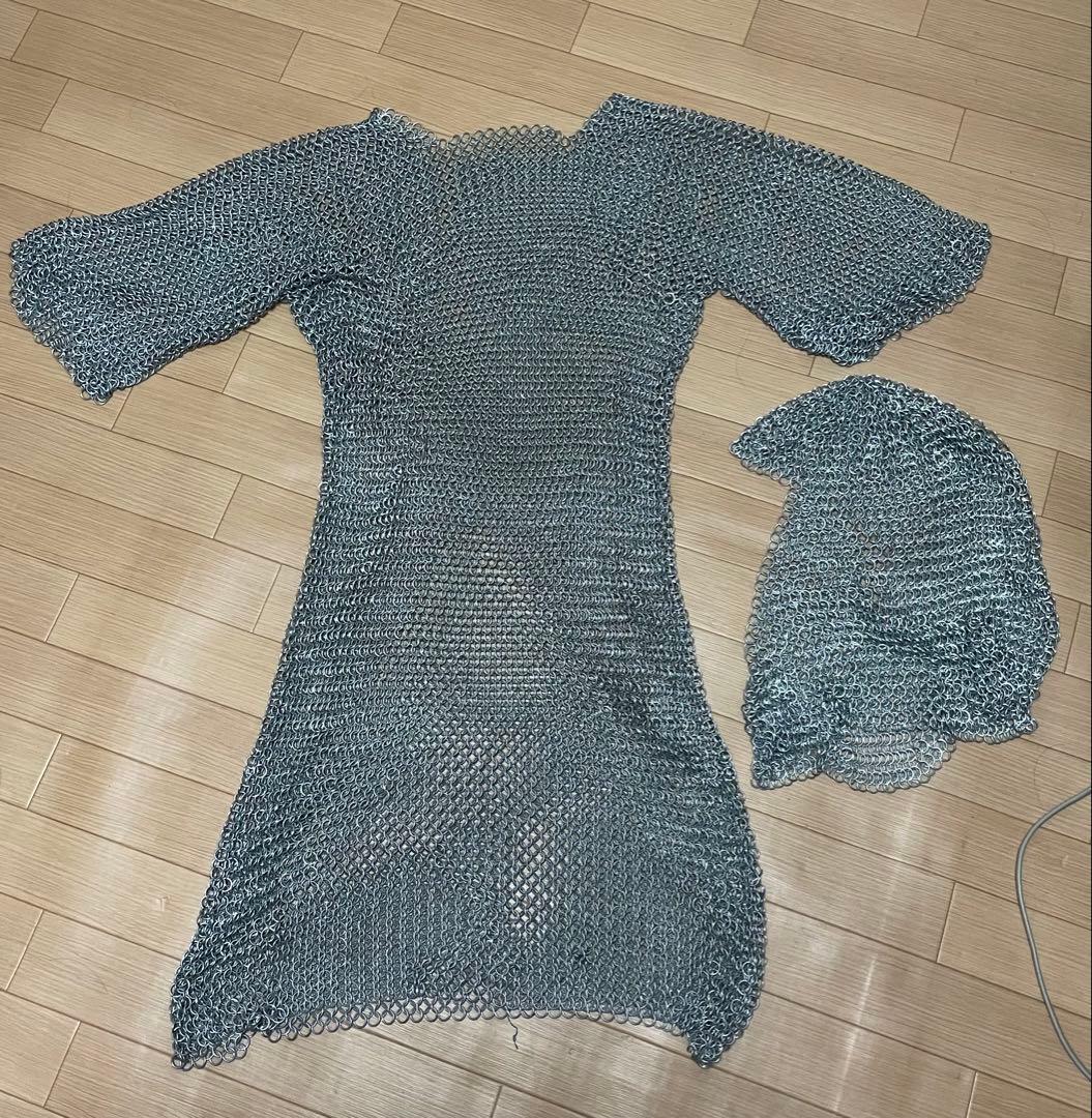 楔帷子　服　頭セット　メタルチェーン 00aa1a556546e882eb9384d2d93730