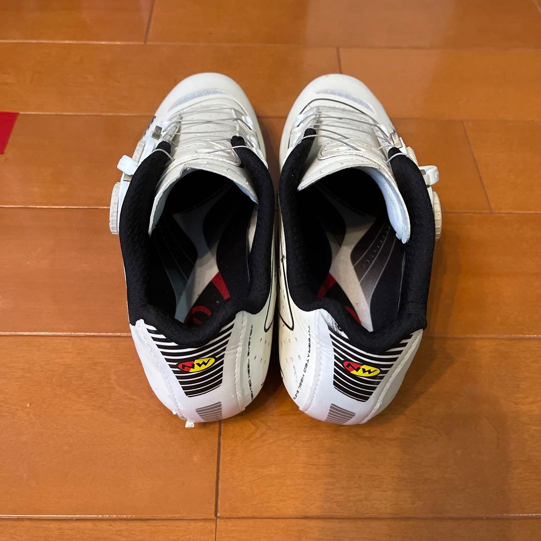 【中古良品】ロードバイク ビンディングシューズ 25.2cm EU40 2セット