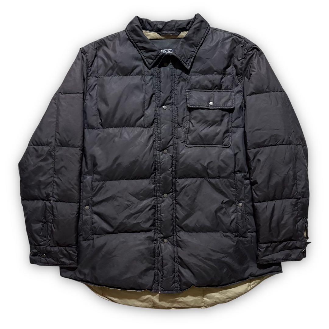 90s POLO by Ralph Lauren ダウンシャツジャケット 中古・古着通販】POLO RALPH LAUREN (ポロ・ラルフローレン) 90sダウン
